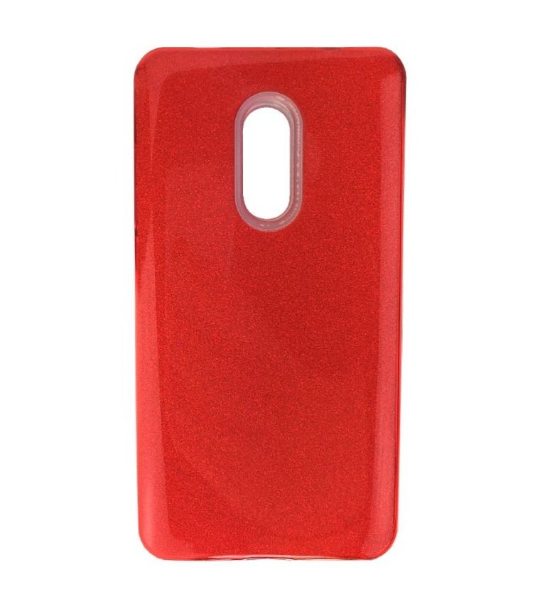 Verna, Reverse, etui glitter, Nokia 8, czerwony