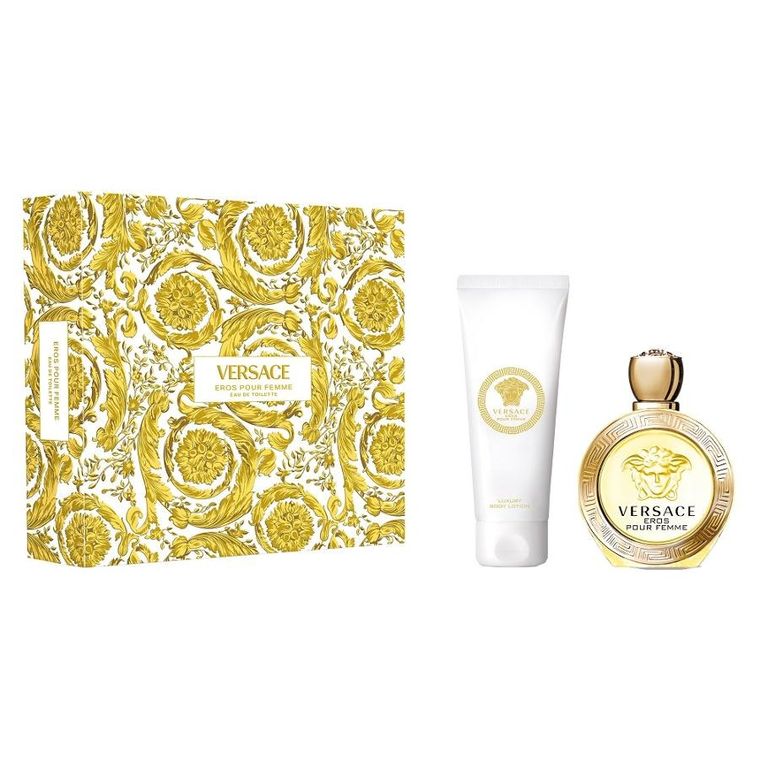 versace eros pour femme woda toaletowa 100 ml   zestaw 