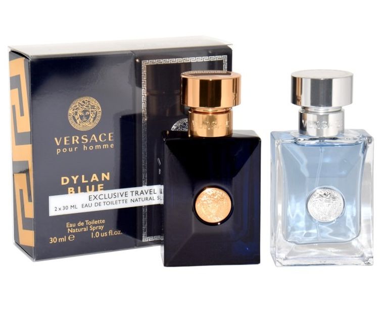 Versace, Pour Homme, Dylan Blue, woda toaletowa, zestaw, 2x 30 ml