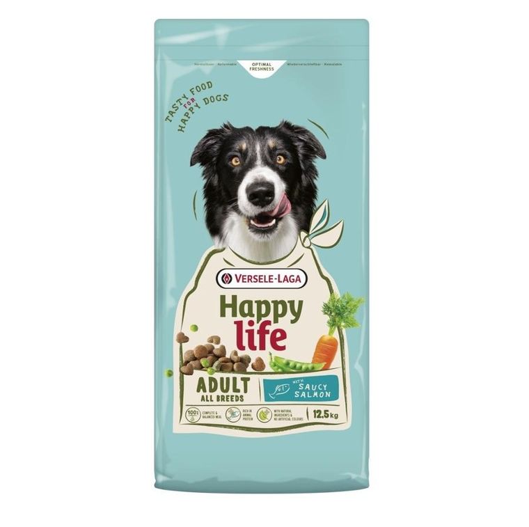 Versele Laga, HappyLife, karma sucha z łososiem dla psów dorosłych, 12,5 kg