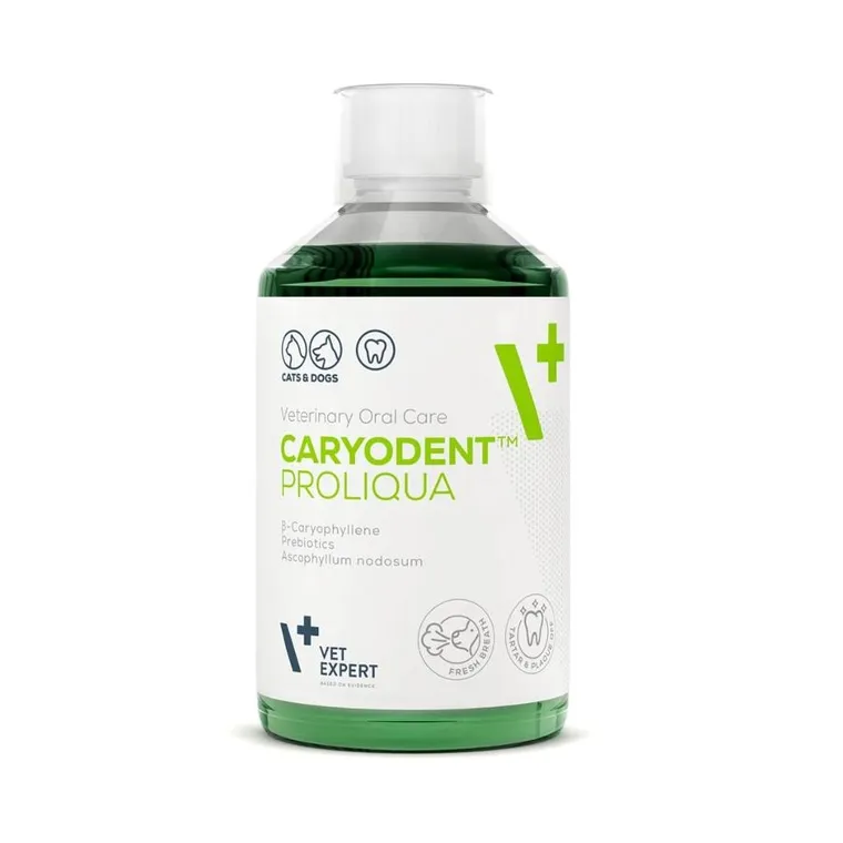 Vetexpert, Caryodent Proliqua, płynny dodatek do wody pitnej, 250 ml