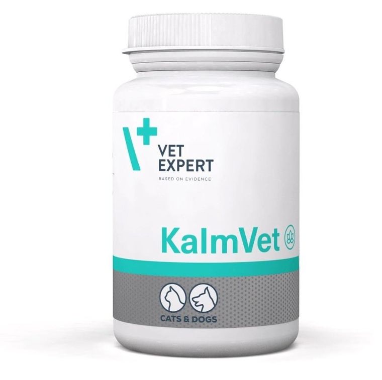 VetExpert, KalmVet, preparat na objawy stresu dla psów i kotów, 60 tabletek