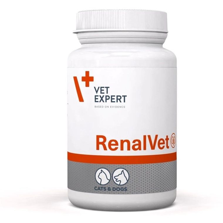 VetExpert, RenalVet, preparat wspierający nerki dla psów i kotów, 60 tabletek