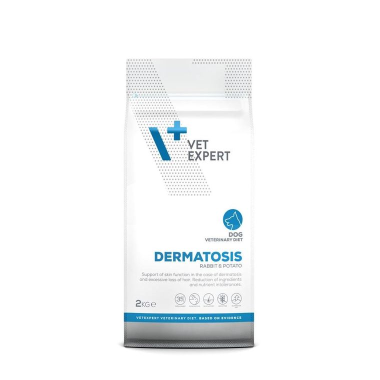VetExpert, Veterinary Diet Dermatosis dog, Rabbit&Potato, 2 kg