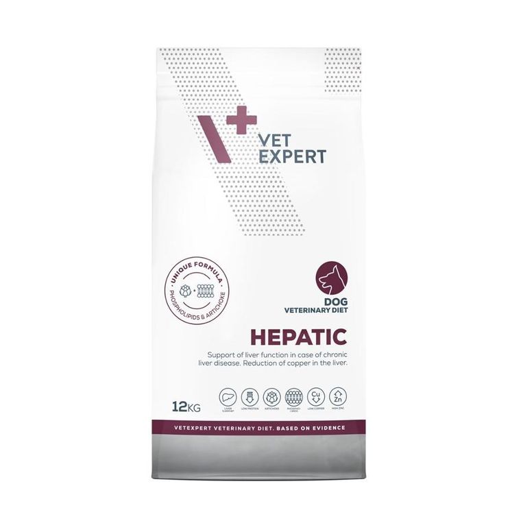 VetExpert, Veterinary Diet Hepatic dog, 12 kg