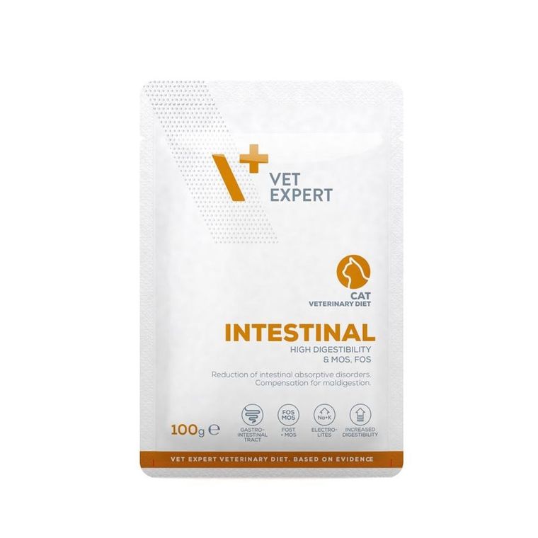 VetExpert, Veterinary Diet Intestinal, kurczak, mokra karma dla kotów, 100g