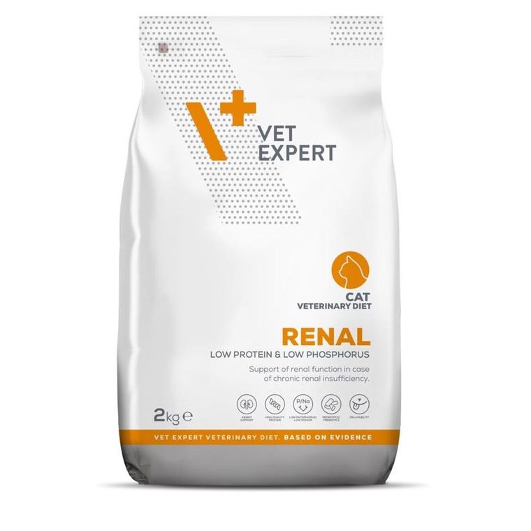 VetExpert, Veterinary Diet, Renal Cat, karma sucha dla kotów, 2 kg