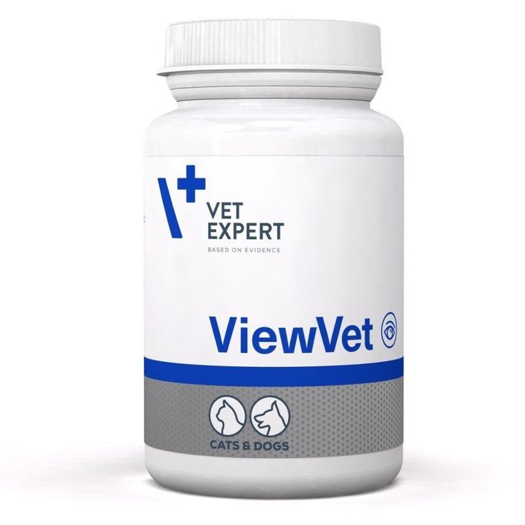 VetExpert, ViewVet, preparat wspomagający wzrok dla psów i kotów, 45 tabletek