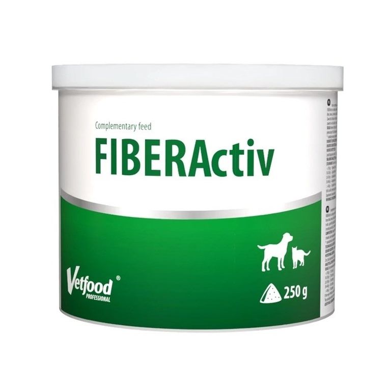 Vetfood, FiberActiv, suplement dla psa i kota, 250g