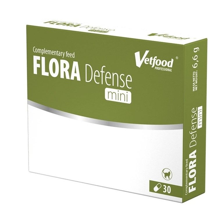 Vetfood, Flora Defense MINI, probiotyk dla psów, 30 kapsułek