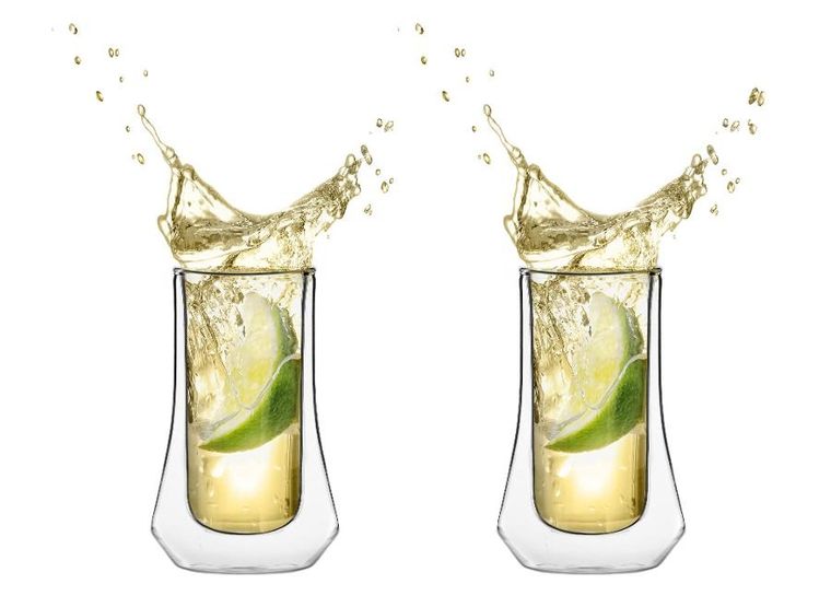 Vialli Design, 2 kieliszki shot z podwójną ścianką Soho, 60 ml, 8913