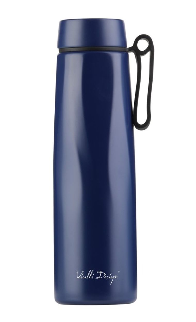 Vialli Design, Fuori, butelka termiczna, granatowa, 500 ml