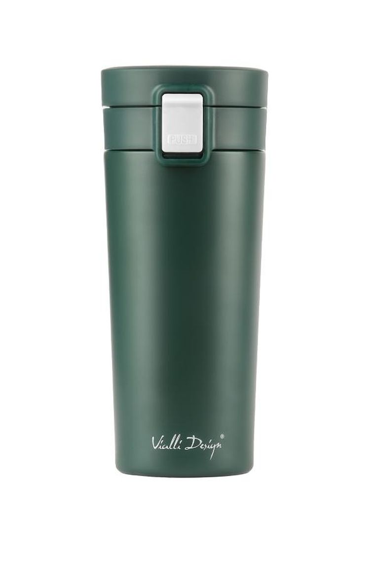 Vialli Design, Fuori, kubek termiczny, zielony, 400 ml