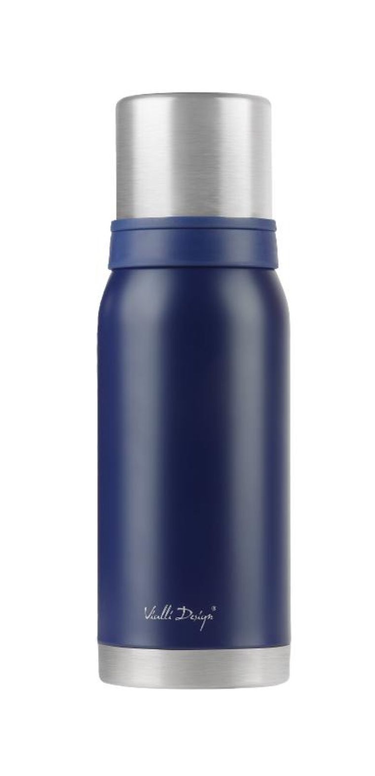 Vialli Design, Fuori, termos turystyczny, granatowy, 1l