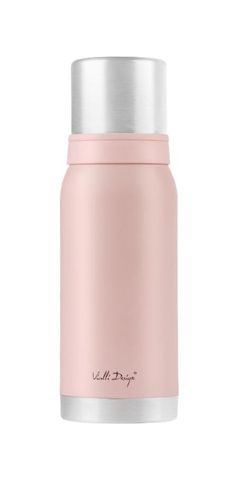 Vialli Design, Fuori, termos turystyczny, różowy, 1l