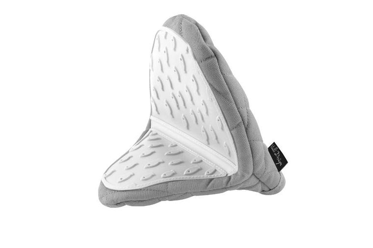 Vialli Design, rękawica kuchenna Livio, szaro-biała