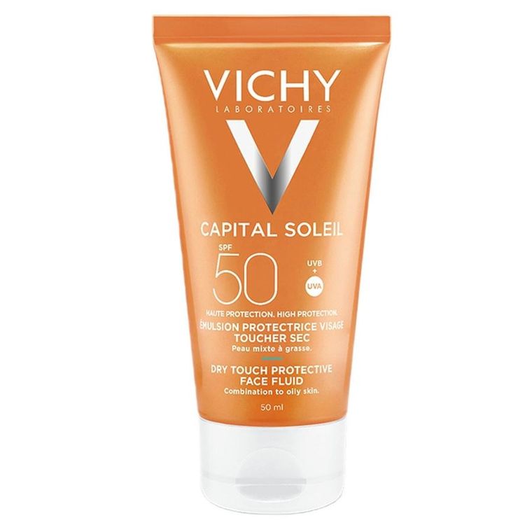 Vichy, Capital Soleil, matujący krem do twarzy, SPF 50, 50 ml