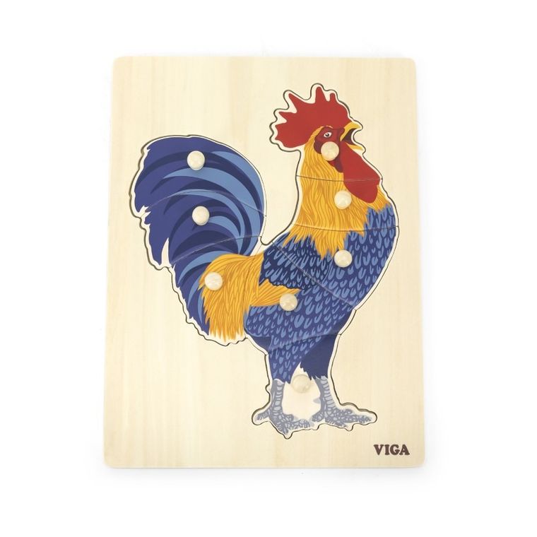 Viga, Kogut, puzzle na podkładce z uchwytami