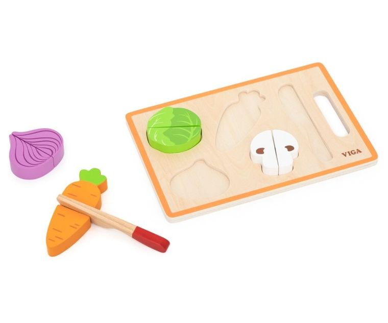 Viga, kolorowe warzywa do krojenia