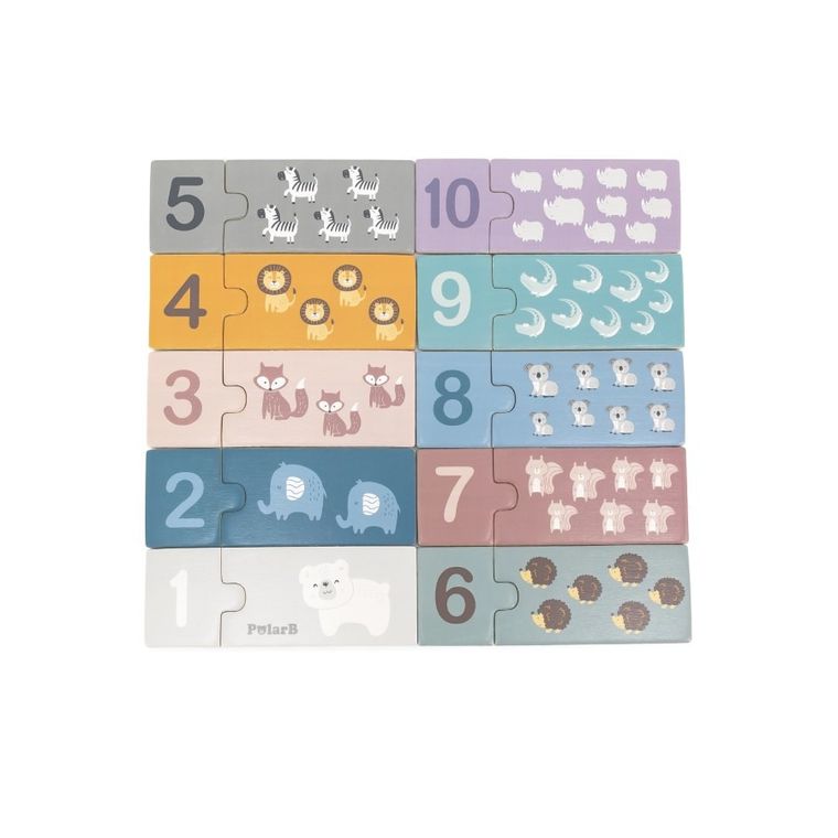 Viga, PolarB, Liczby, puzzle, 31 elementów