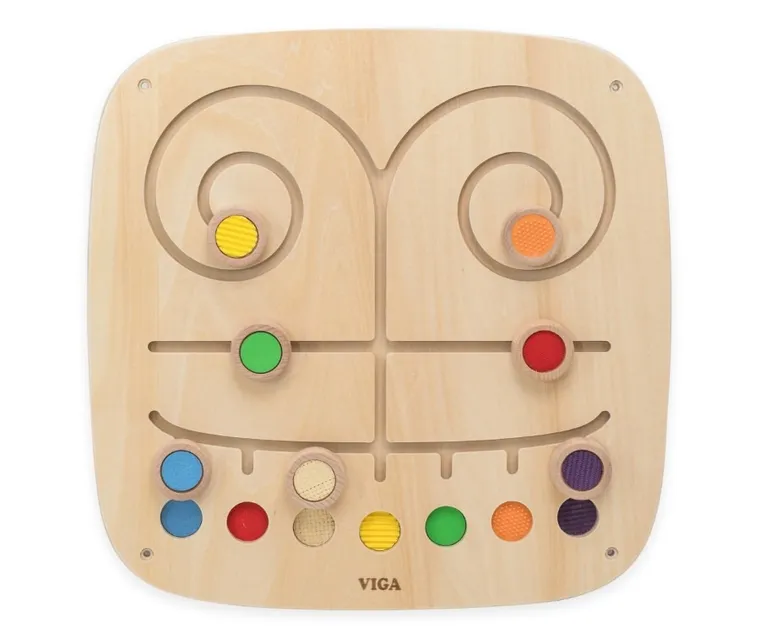 Viga, tablica manipulacyjna, kolorowe ścieżki