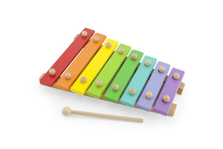 Viga Toys, Kolorowe cymbałki, instrument muzyczny