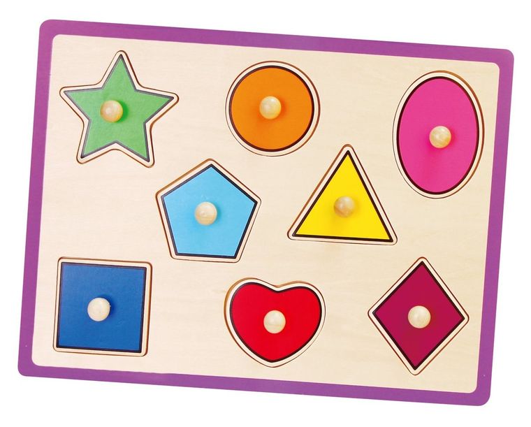 Viga Toys, Kształty, puzzle