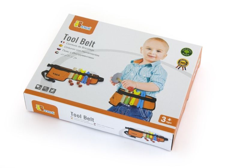 Viga Toys, Mały Monter, pas z narzędziami