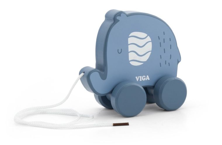 Viga Toys, Polar Bear, Słonik Stefan, zabawka do ciągniecia