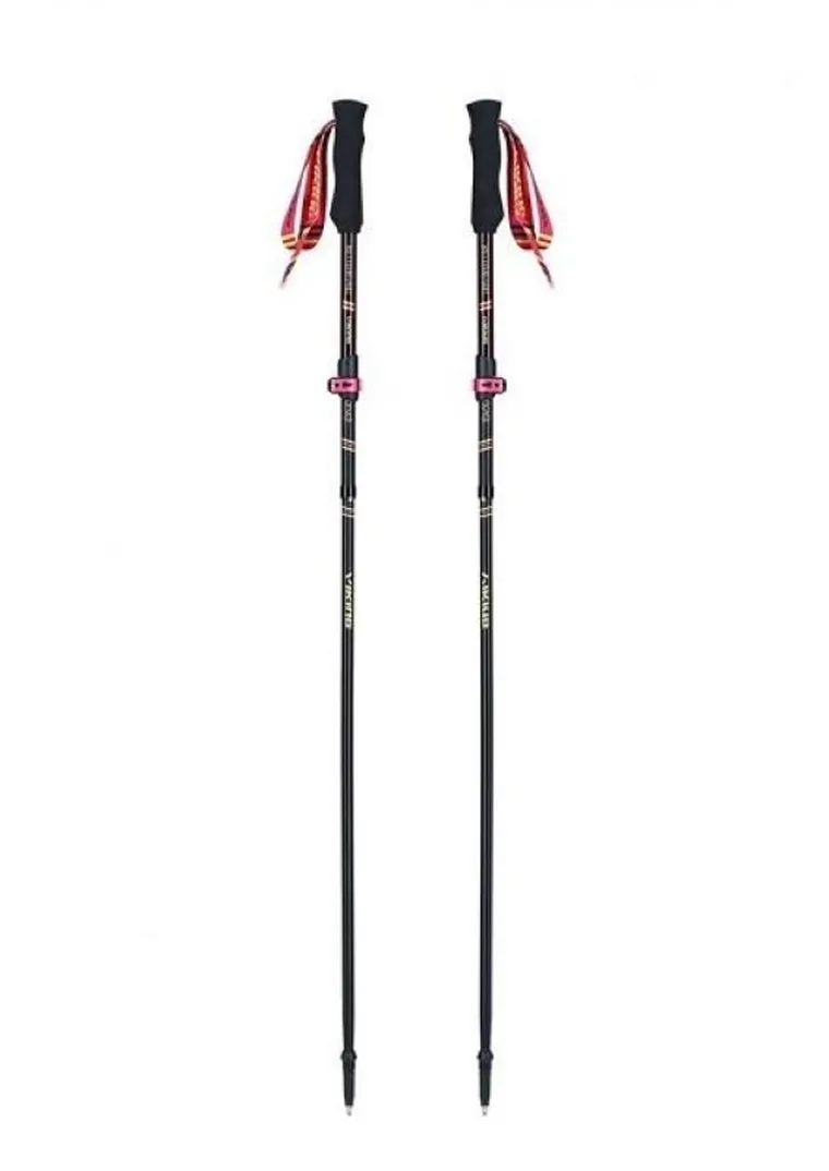 Viking, Kettera Pro Lady, kije trekkingowe, czarno-fuksjowe