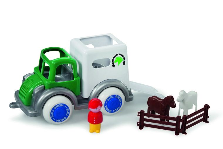 Viking Toy, Transport Koni Jumbo z figurkami