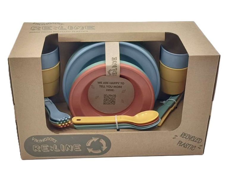 Viking Toys, Re-Line, 4 zestawy naczyń