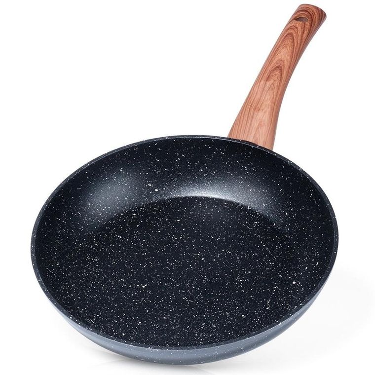 Vilde, Black&Wood, patelnia granitowa, 24 cm