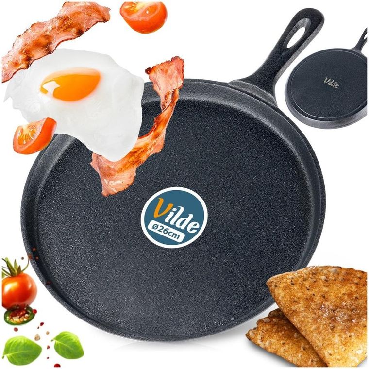 Vilde, Cast Line, patelnia do naleśników, żeliwna, 26 cm
