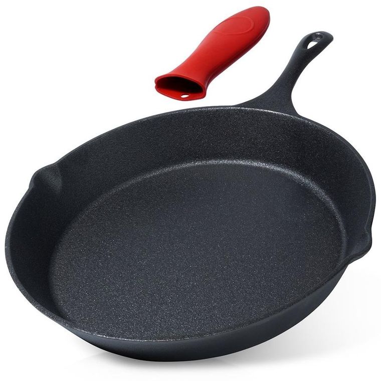 Vilde, Cast Line, patelnia z silikonową nakładką, żeliwna, 30 cm