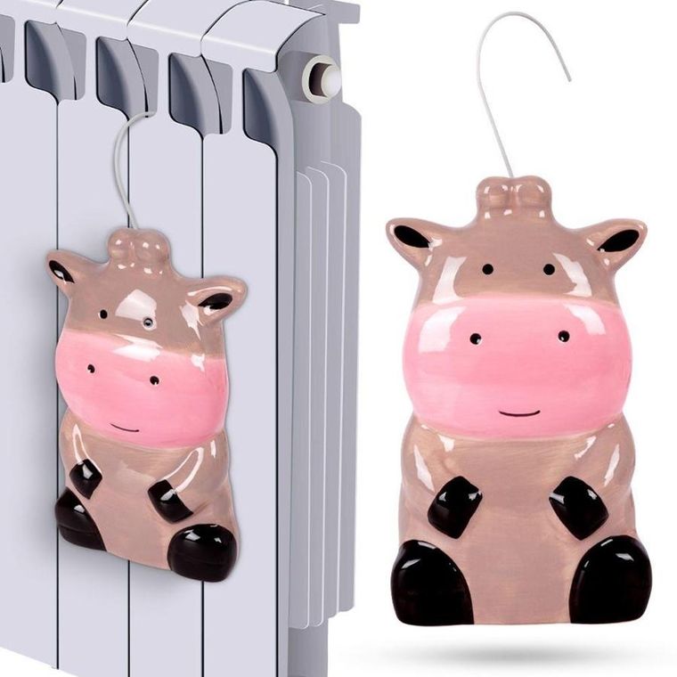 Vilde, ceramiczny nawilżacz powietrza, dla dzieci, krówka