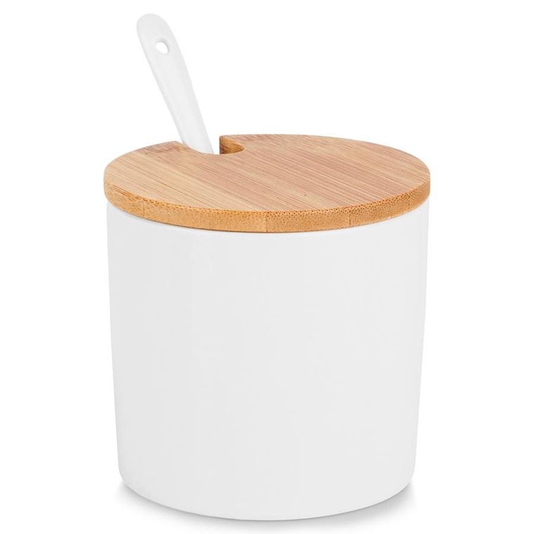 Vilde, cukierniczka ceramiczna, biała