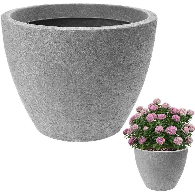 Vilde, donica okrągła, zewnętrzna duża, 37,5-48-48 cm