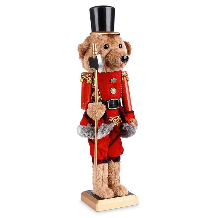 Vilde, figurka dekoracyjna miś, dziadek do orzechów, 39 cm