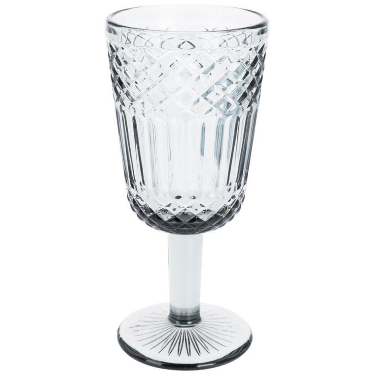 Vilde, kieliszek do wina szklany, czarny, 270 ml