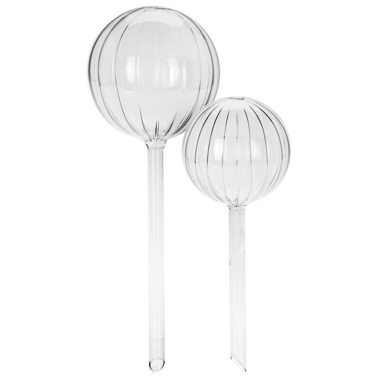 Vilde, kule nawadniające do roślin, szklane, 2 szt.