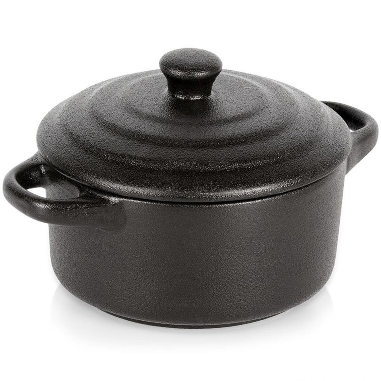 Vilde, miseczka do zapiekania, porcelanowa z pokrywką, 450 ml