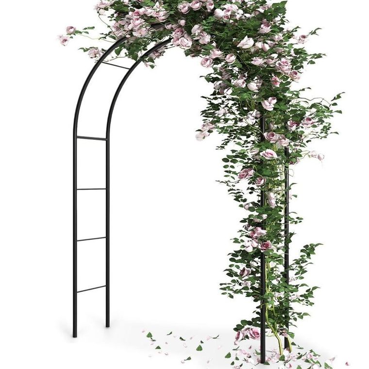 Vilde, pergola ogrodowa, metalowa, 145-235 cm