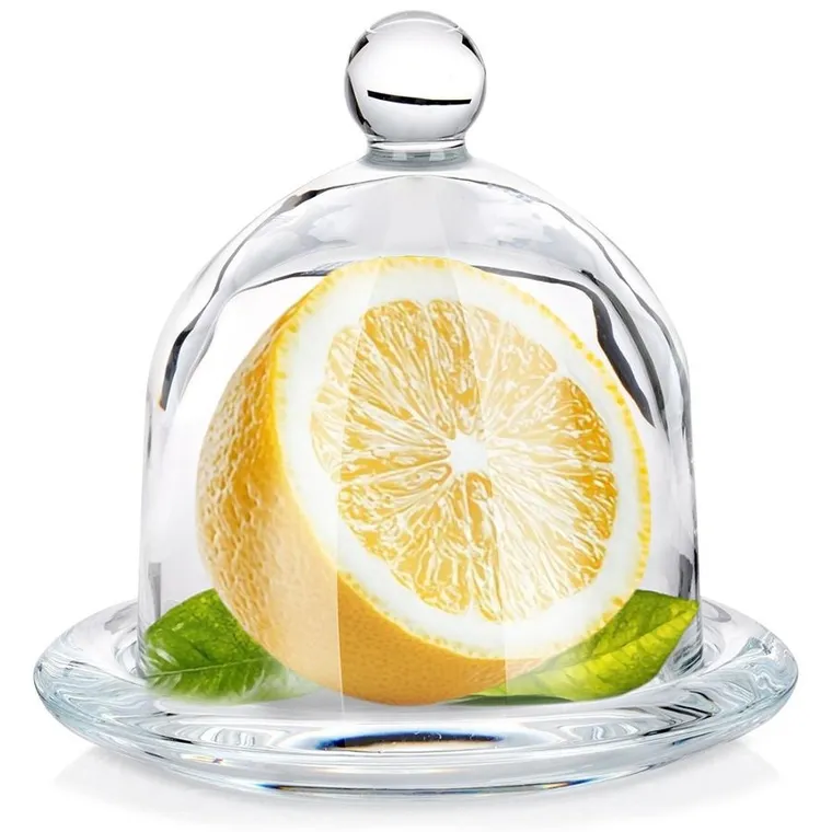 Vilde, pojemnik na cytrynę, szklany, 9,5-9,5 cm