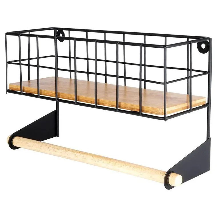 Vilde, półka na przyprawy + wieszak na ręcznik papierowy