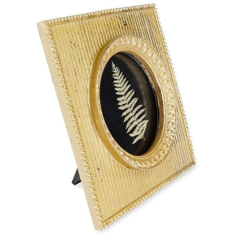 Vilde, ramka na zdjęcia do postawienia, złota, 10-10 cm