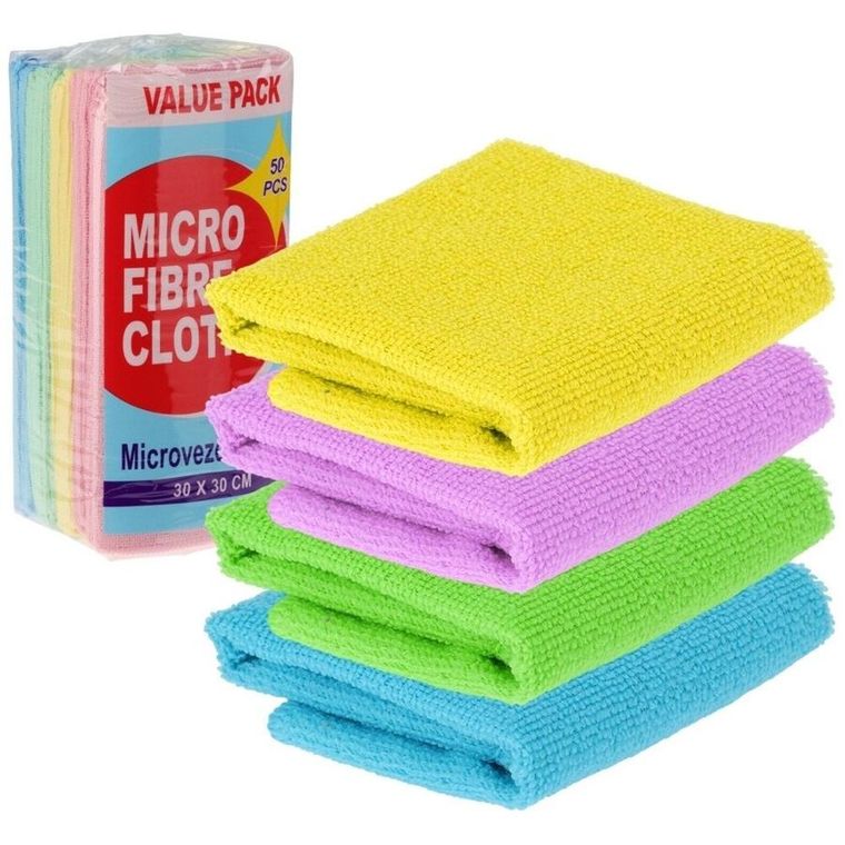 Vilde, ścierki kuchenne, mikrofibra, 30-30 cm, 50 szt.