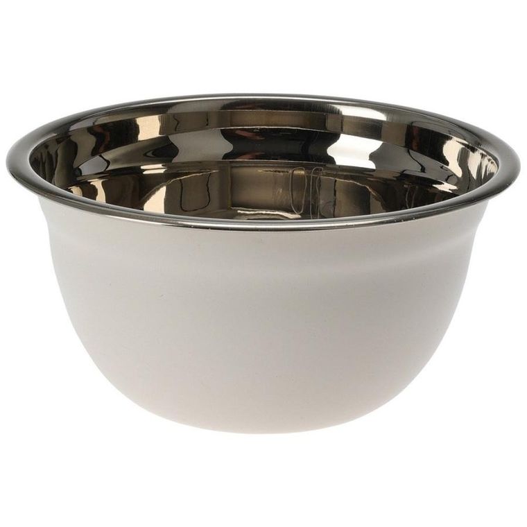 Vilde, stalowa miska kuchenna, biała, 14,5 cm, 700 ml