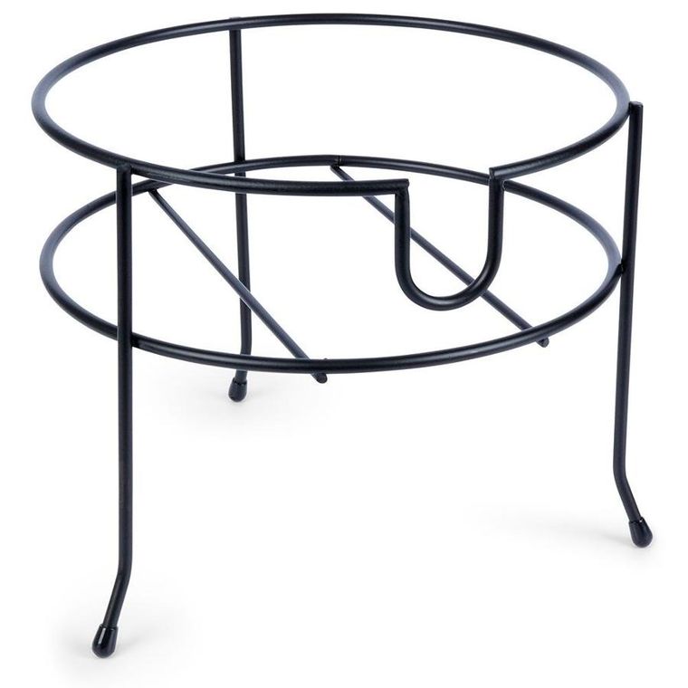 Vilde, stojak pod słój z kranikiem, metalowy, czarny