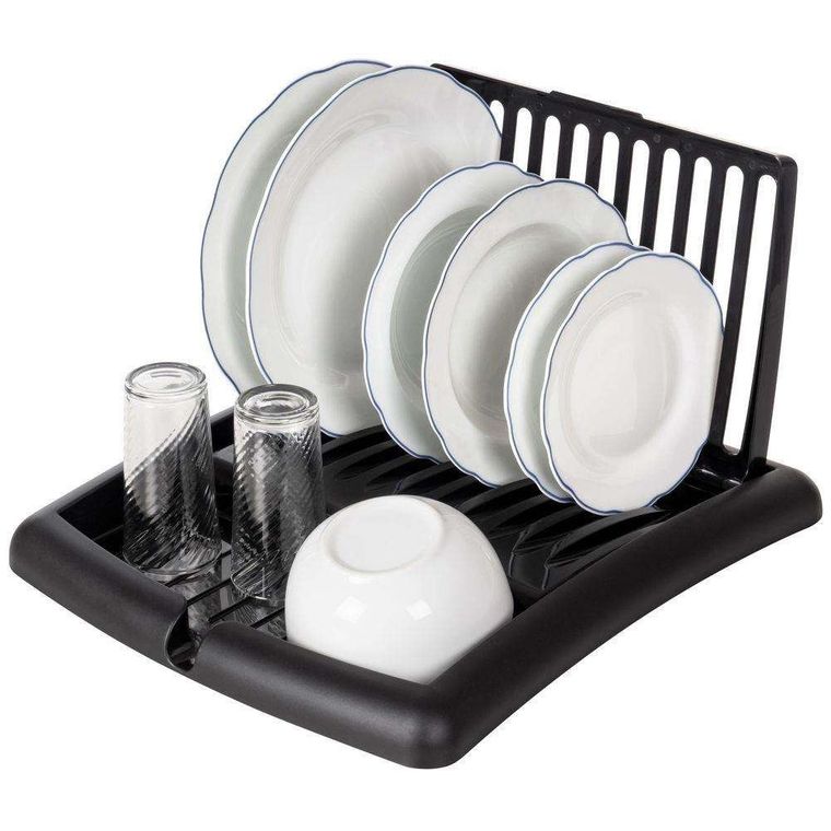 Vilde, suszarka na naczyń, czarna, 45-39-26 cm